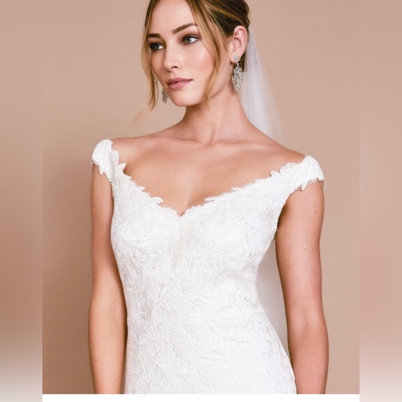 Tadashi Shoji Bridal FERON TULLE A-LINE
Ivory Wedding dress gown - Picture 3 of 3